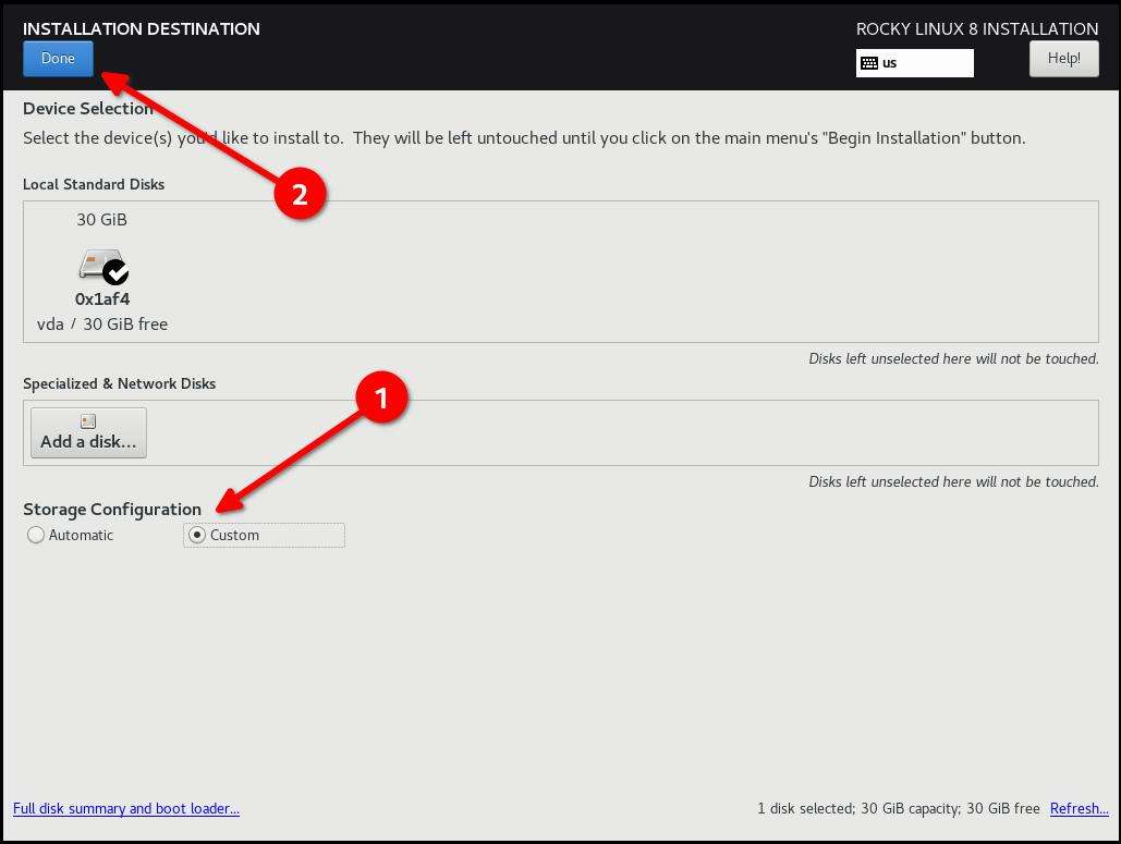 Partitioning Custom